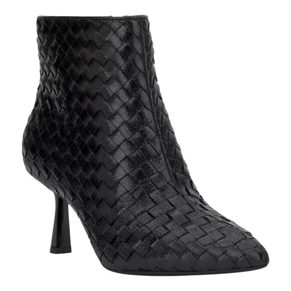 INC Women's Raisie Woven Dress Booties Black Size 10 - Picture 1 of 5